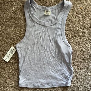 Sunday Best Light Lavender Ribbed Tank Top